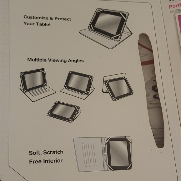 Vivitar Portfolio Case w/Stylus for iPad & tablet devices. - Picture 5 of 7